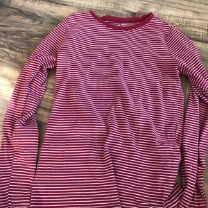 Red Striped Long-Sleeve from Eddie Bauer